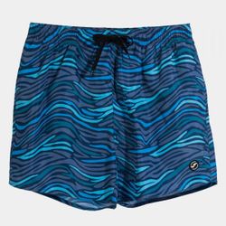 Шорты для плавания JOMA - PARTY SWIM SHORTS NAVY BLUE TURQUOISE