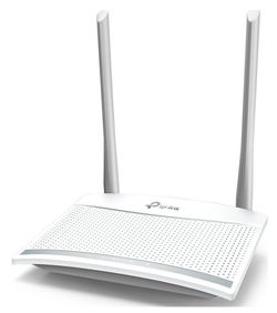 Wi-Fi N TP-LINK Router, "TL-WR820N", 300Mbps, 2xLAN Ports, MIMO, 2x5dBi, WISP