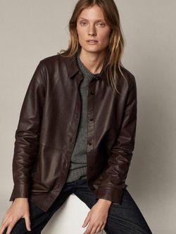 Блуза Massimo Dutti Тёмно-коричневый 4722/922/724