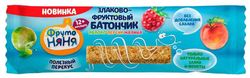 Batonaș din cereale cu mere, piersici și zmeură FrutoNyanya, 25g