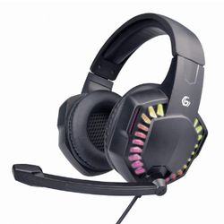GMB Gaming Headset GHS-06, 40mm driver, 20-20000Hz, 32 Ohm, 105 db, 0.370g, 3.5mm, Black