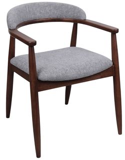 купить Стул Deco Midas Light Grey (SD207-6) + Walnut в Кишинёве 