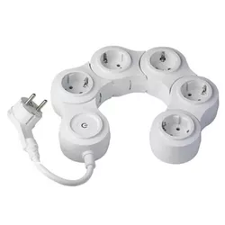 cumpără Prelungitor electric Scame PP2529, 5 locuri SNAKE 16A 250V în Chișinău 