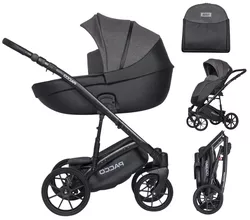 cumpără Сărucior pentru copii Riko Carucior 2in1 Basic Pacco 04 Carbon în Chișinău 