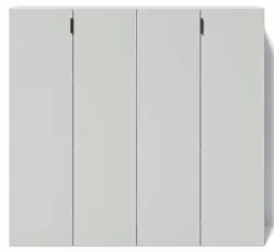 купить Комод Fabrik Home Hardy 4 ящика Cветло-серый матовый(корпус+фасад ) в Кишинёве 