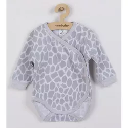 купить Детское постельное белье New Baby 32573 боди дл/рукав Giraffe 74 (6-9m) в Кишинёве 