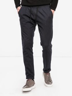 Брюки TOM TAILOR Темно синий в полоску 1018786 tom tailor