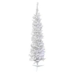cumpără Brad artificial Promstore 14734 Brad alb ingust, 210cm în Chișinău 