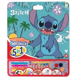 cumpără Set de creație As Kids 1023-62756 Set de desen Giga Block 5in1 Stitch, 1279D în Chișinău 