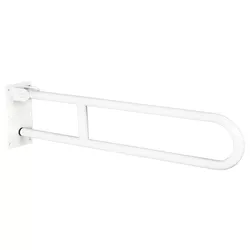 cumpără Accesoriu pentru baie Bisk 04786 Bara de aparare pliabila p/u persoane cu dizabilitati PRO 700mm, 25mm, inox, alb în Chișinău 
