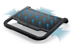 Notebook Cooling Pad Deepcool N200,  up to 15.6", 1x120mm, 22.4dBA, Auminum mesh, Anti-slip design