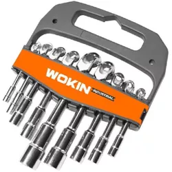 cumpără Set de unelte de mână Wokin 9 chei tubulare cu cot tip L 7-19 mm (152609) în Chișinău 