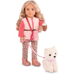 купить Кукла Battat BD31735Z KINSLEY si catelusa KENZI cu accesorii в Кишинёве 