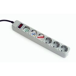 cumpără Filtru electric Gembird SPG6-B-6C, 1.8m în Chișinău 