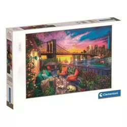 cumpără Puzzle Clementoni Puzzle 3000 Apusul de soare de pe balconul din Manhattan (33552) în Chișinău 
