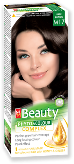 Краска для волос, SOLVEX MM Beauty, 125 мл., M17 - Тёмно-коричневый