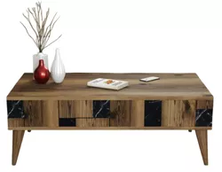 купить Журнальный столик Trendy Madrid, Negru 105x37x60cm в Кишинёве 