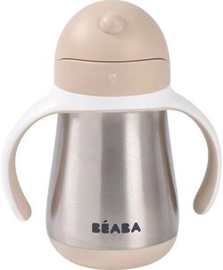 купить Поильник Beaba B913633 Cana cu pai din inox 250ml Clay в Кишинёве 