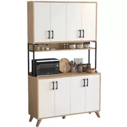 купить Шкаф Bofigo Буфет 12-88-41 Sapphire Oak/White в Кишинёве 