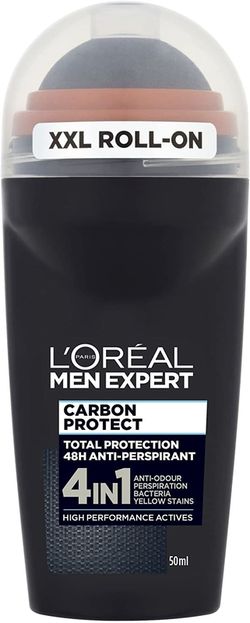Deodorant antiperspirant roll-on 48h L'oreal Men Expert Carbon Protect, 50ml