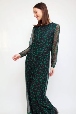 Платье CO'COUTURE Черный/зеленый 76325 couture