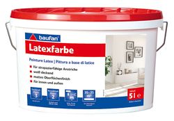 Краска латексная матовая 5л.  Latexfarbe BF100240