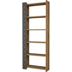 cumpără Raft de birou Trendy Oras, Nuc, Calcedonie 64x170x24cm, raft de carti în Chișinău 