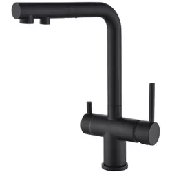 купить Смеситель кухонный Helika-AquaSanita 2683-MB AKVADUO PLUS Black Matte в Кишинёве 
