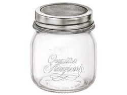 Банка стеклянная Q.S.Genietti 0.25l, крышка-сито