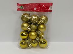 Jucarii pentru pomul de craciun 3cm 12buc