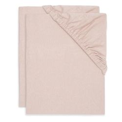 cumpără Lenjerie de pat pentru copii Jollein 2511-507-67069 Cearsaf cu elastic Jersey Wild Rose, 120x60cm, 2buc în Chișinău 