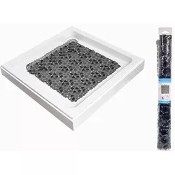 купить Коврик для ванной Tendance 55820 Covoras pentru dus 50x50cm Bubbles, PVC, bule gri в Кишинёве 