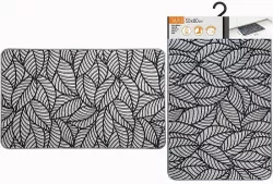 купить Коврик для ванной Luance 55864 Covoras antiderapant 50x80cm Jungle gri poliester в Кишинёве 