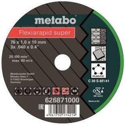купить Диск отрезной Metabo 626871000 Диск для угловой шлифовальной машины S76*1,0*10 в Кишинёве 