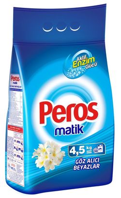 Универсальный стиральный порошок для автоматической стирки PEROS 4.5кг. White & Bright