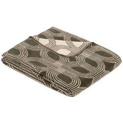 cumpără Textile de casă Ibena 3434/700 Jacquard Decke Cagliari Green/nature în Chișinău 