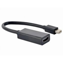 Adapter DP mini M to HDMI F, Black Cablexpert "A-mDPM-HDMIF-02", mini Display port male to HDMI fem