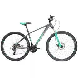 cumpără Bicicletă Crosser 075 29" 19 21S Shimano+Logan Hidraulic Grey/Green N1R2-18 în Chișinău 