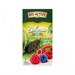 Чай зеленый Big Active with Raspberry,  100 гр