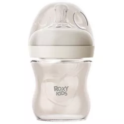 cumpără Cană cu pai Roxy Kids RBTL-007-GLA-I Бутылочка для кормления Natural, стекло, 120мл, 0+ în Chișinău 