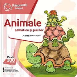 cumpără Puzzle Raspundel Istetel 63119 carte Animale salbatice si puii lor în Chișinău 