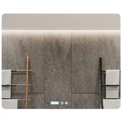 cumpără Oglindă baie Bayro Moon 1000x800 LED 3C touch bluetooth c подогревом, часами и термометром în Chișinău 