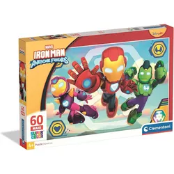 cumpără Puzzle Clementoni 60 MAXI: Iron Man, 2025 (26315) în Chișinău 