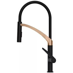 купить Смеситель кухонный Rubineta Ultima-50 BK/GD (UL506GD8) в Кишинёве 