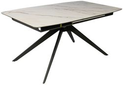 купить Стол Deco Belisima, extensibilă (160+60)x90x76 Gold White в Кишинёве 