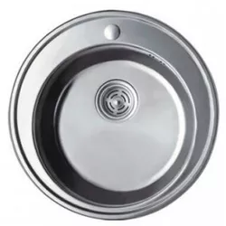 cumpără Chiuvetă bucătărie Aquaplus inox 510 (decor) 0.8 / FD510 în Chișinău 