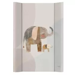 cumpără Accesoriu pentru înfășat Ceba Baby W-216-000-781 Saltea de infasat tare pe 2 parti Basic Elephant Family, 70x50 cm în Chișinău 