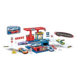 cumpără Mașină ToyMall 004812 Set benzinarie cu masini din metal în Chișinău 