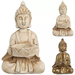 купить Свеча H&S 02941 Sfesnic din ceramica Buddha 14cm в Кишинёве 