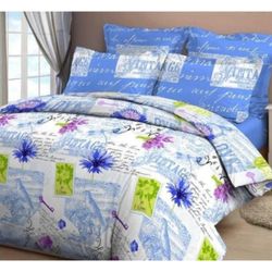 cumpără Textile de casă Cottony SLP Ceas Albastru Poplin (220): Euro în Chișinău 